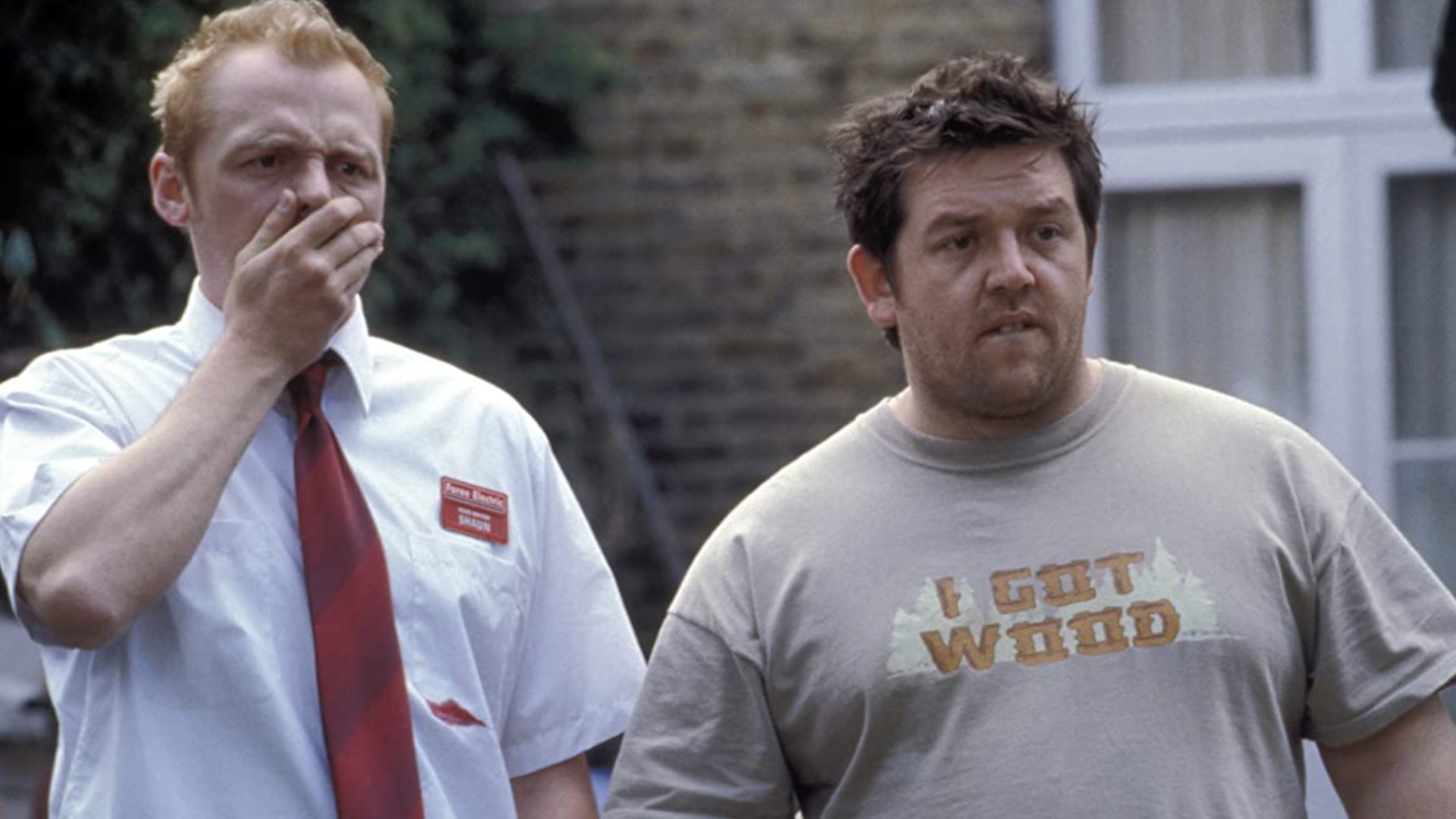 Simon Pegg and Nick Frost in Shaun of the Dead