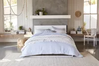 T-Shirt Soft Jersey Reversible Organic Cotton Blend Comforter Set, $44.98 | Gap