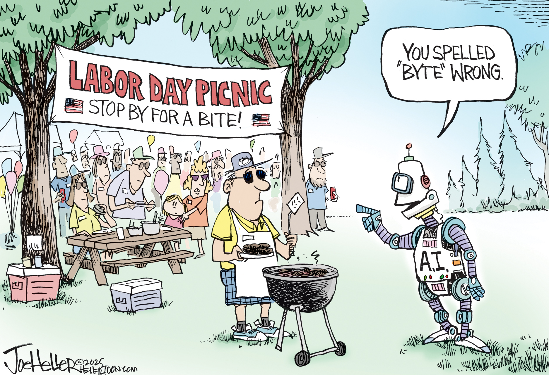 Editorial cartoon