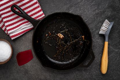 How to Clean a Cast Iron Pan Without Ruining It