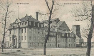 Archival image of E-Werk Luckenwalde power station in 1920