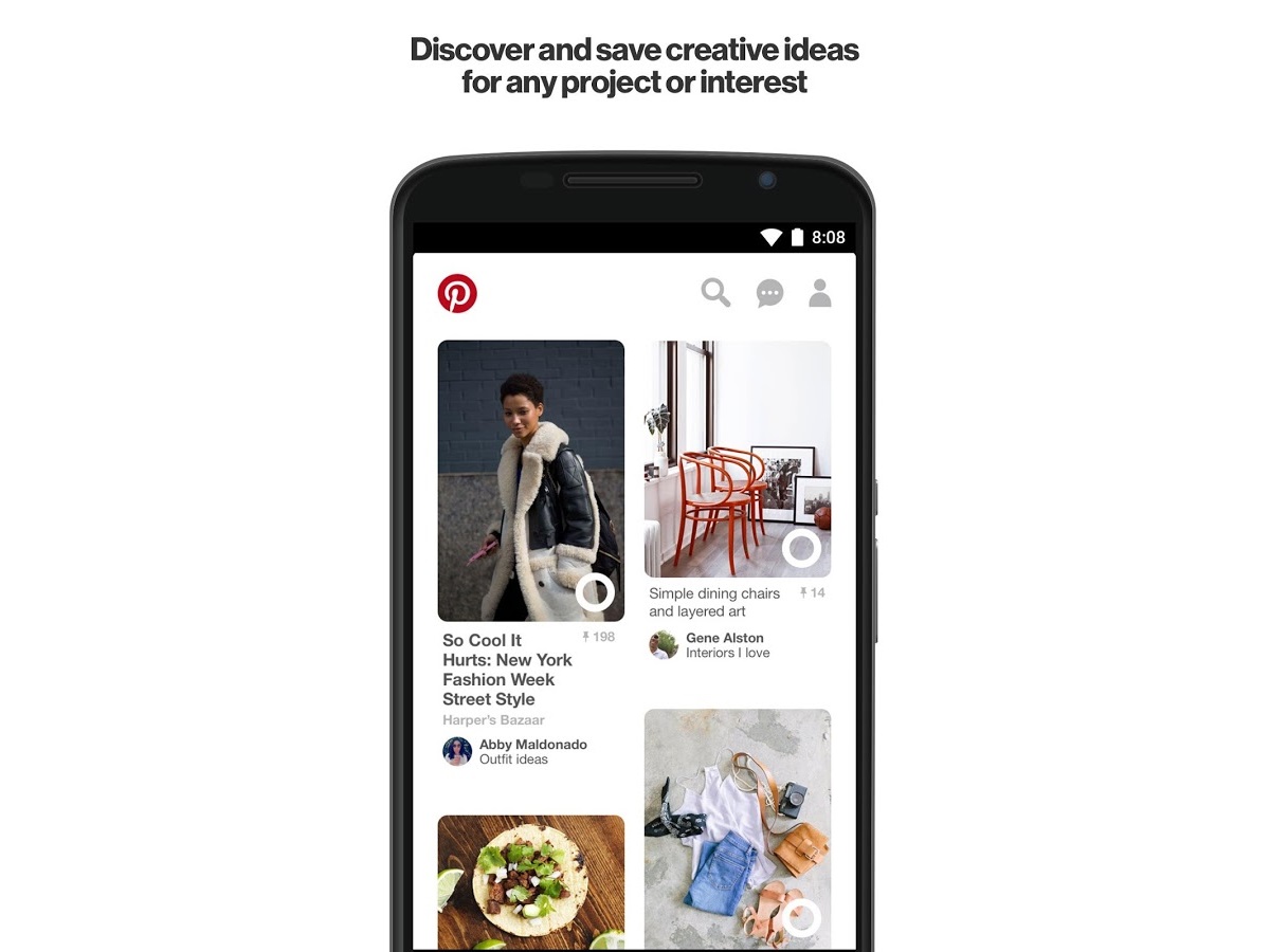 Pinterest (Android, iOS: Free)