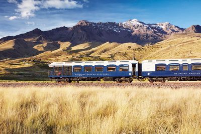 train, mountain