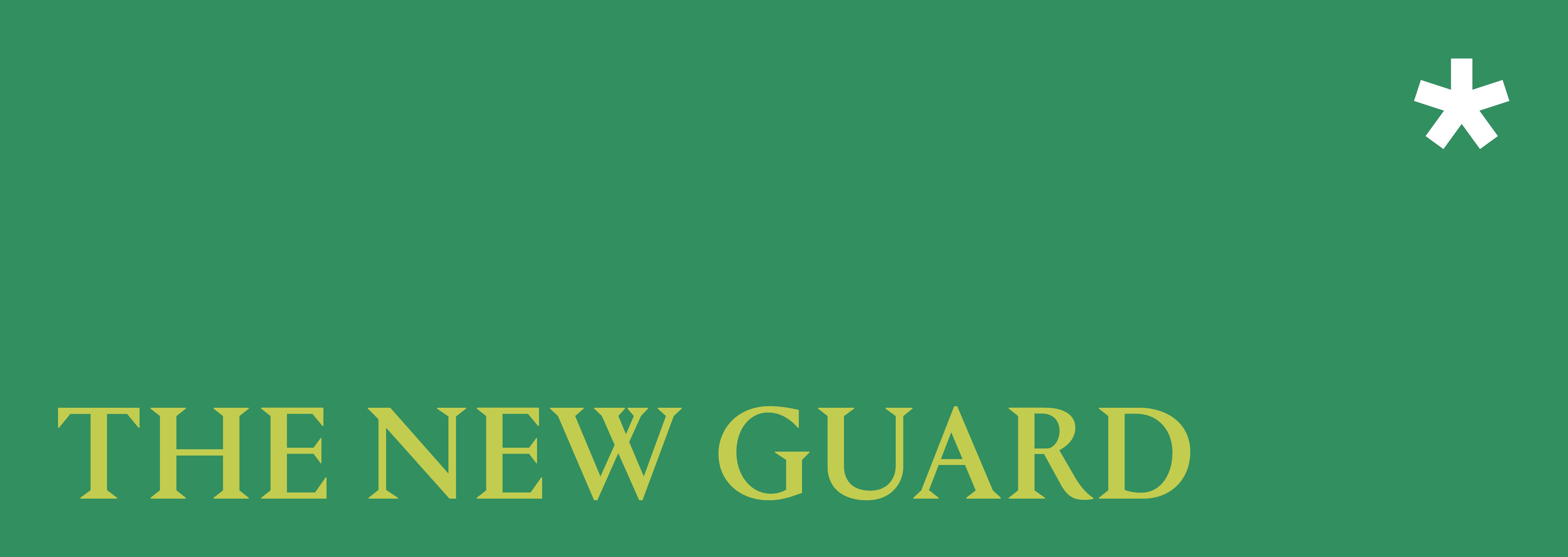 Subhead reading ‘The New Guard’