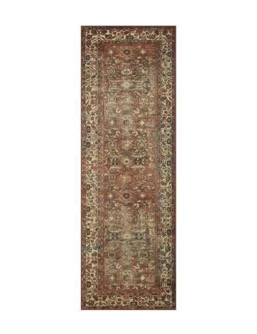 Magnolia Home by Joanna Gaines X Loloi Banks Brick / Ivory Rug