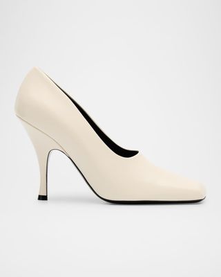 Eva Calfskin Leather Pumps