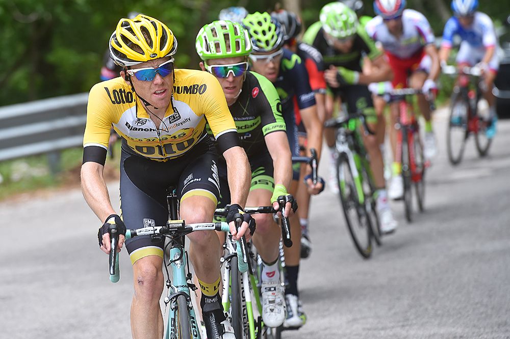 Steven Kruijswijk (LottoNL-Jumbo) was very aggressive during stage 9