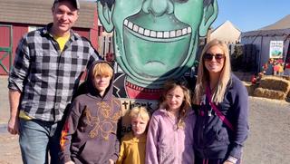 family photo at Shadybrook farm