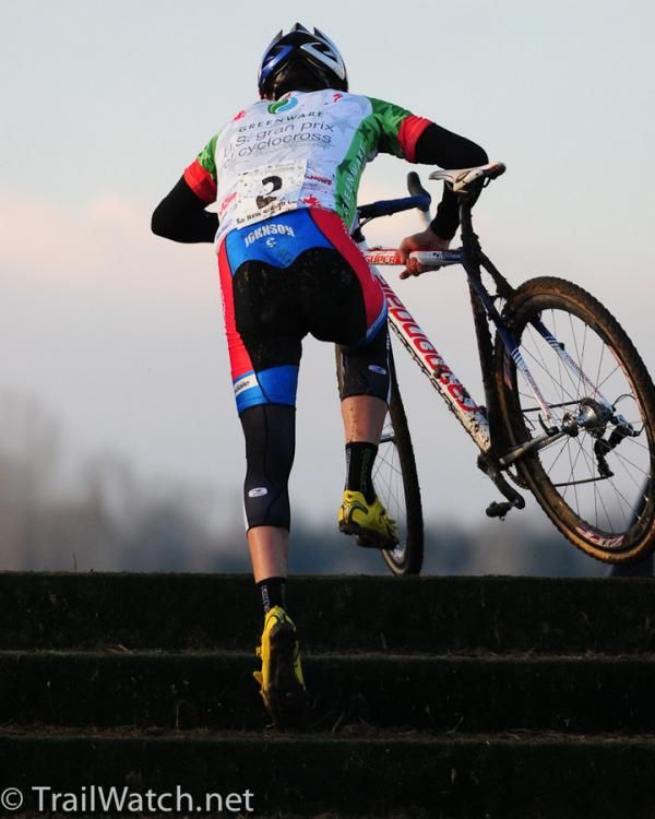 Tim Johnson (Cannondale/ Cyclocrossworld.com) on his last lap.