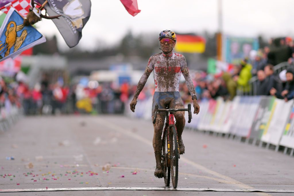 Tom Pidcock (Great Britain) silver medallist at the 2020 UCI Cyclo-cross World Championships