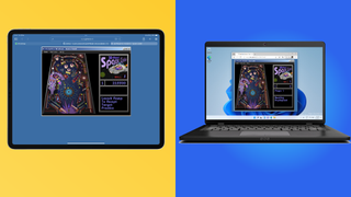 Windows 11 and iPadOS 15 running 3D Pinball