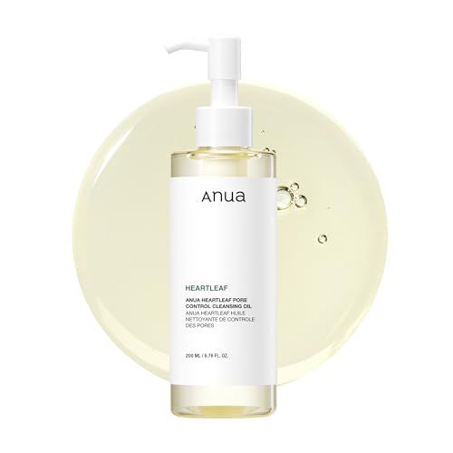 Anua Heartleaf Pore Control Cleansing Oil, Oil Cleanser for Face, Makeup Blackhead Remover, Korean Skin Care 6.76 Fl Oz(200ml) (original)