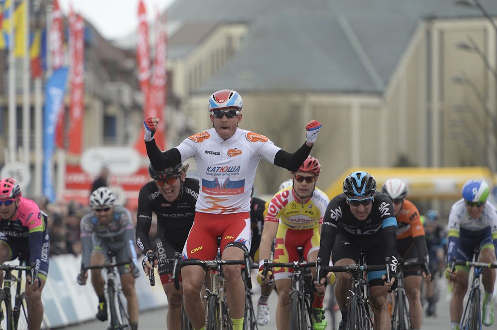 Alexander Kristoff wins his second consecutive stage at Driedaagse De Panne.