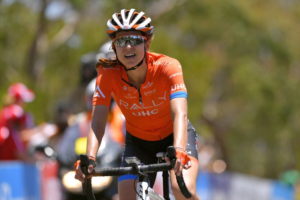 Krista Doebel-Hickok (Rally UHC Cycling) finished third