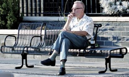 Mayor Bloomberg's new smoking ban would prevent people from lighting up while sitting on benches or hanging out in parks.