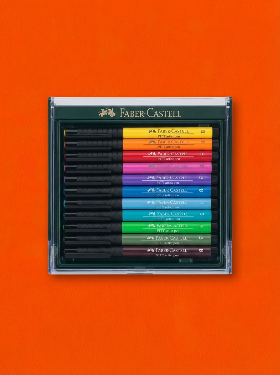Faber-Castell, Pitt Artist Pen Brush India Ink Pen Set