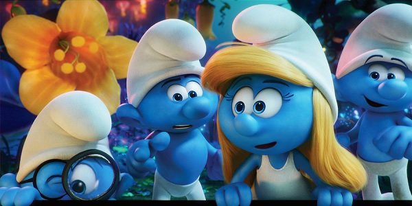 Smurfs: The Lost Village Smurfs Poke The Window