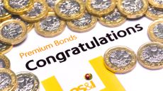 Premium Bonds congratulations sign