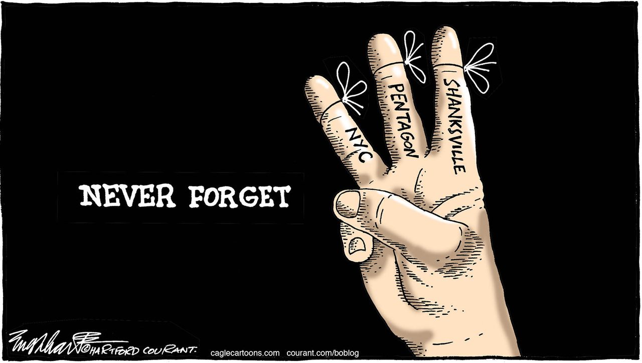 Editorial cartoon U.S. 9/11