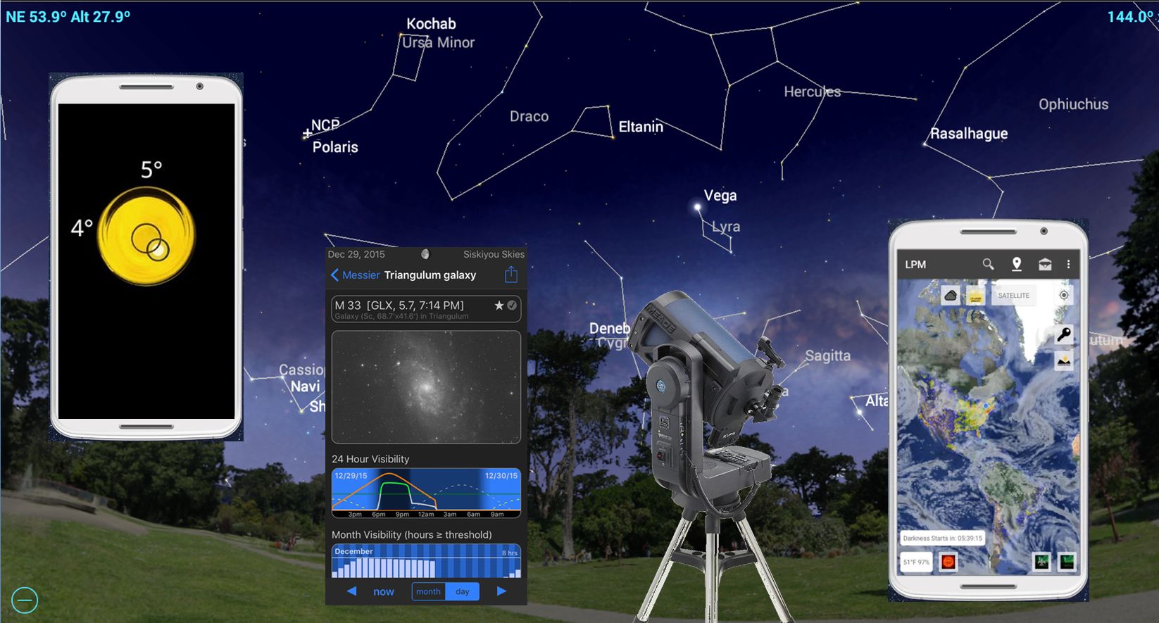 Telescope on sale with app