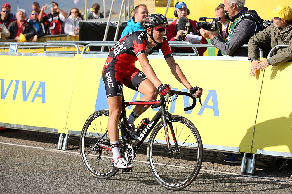 BMC's Dylan Teuns finsihed 10th during stage 5.
