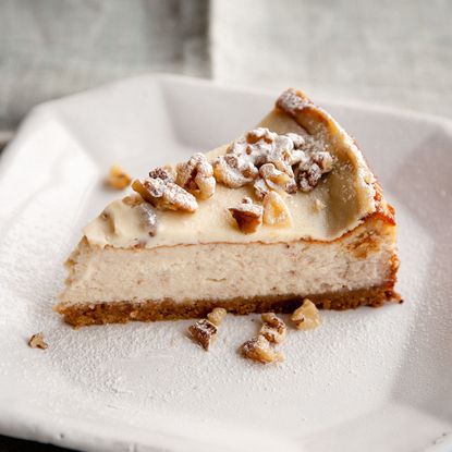 Maple and walnut cheesecake recipe-cake recipe-dessert recipe-recipe ideas-woman and home