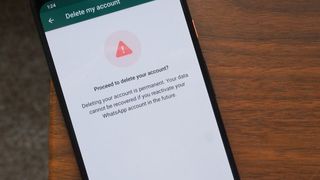 How to delete your WhatsApp account on an Android phone.