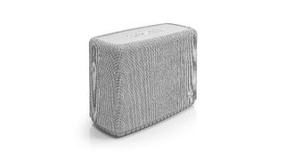 Audio Pro A15 grey speaker on a white background