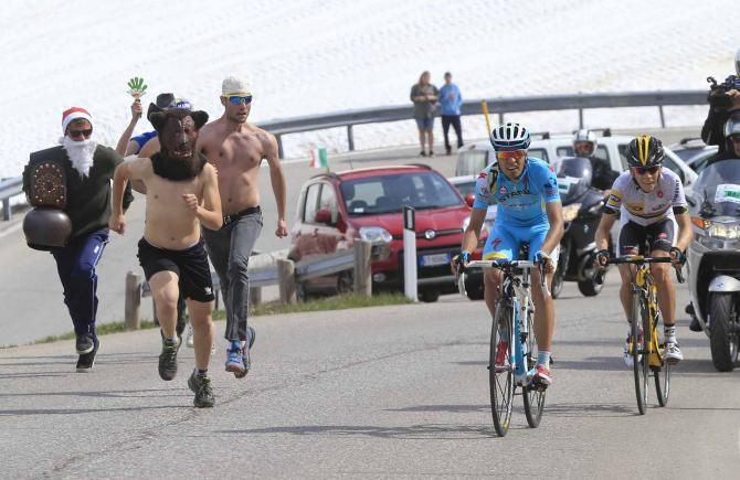 Mikel Landa (Astana) en route to victory.