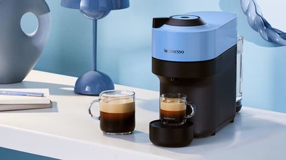 Nespresso Vertuo Pop Coffee Pod Machine by Magimix, Liquorice Black