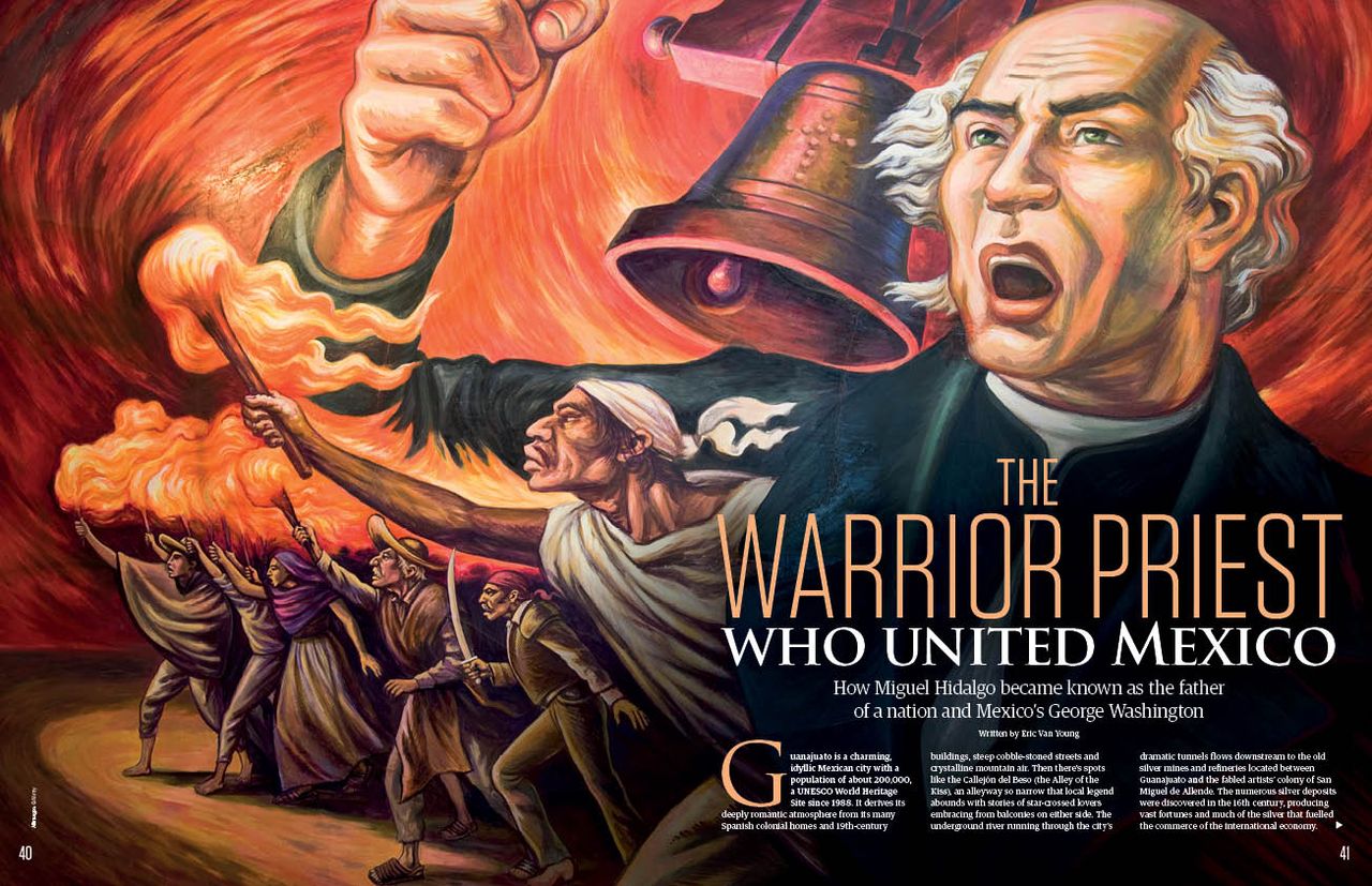 Miguel Hidalgo magazine spread