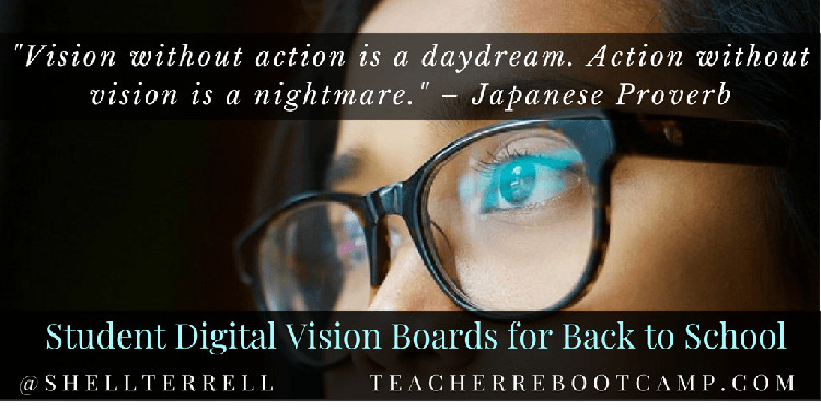 Back to School Student Goal-Setting and Motivation with Digital Vision Boards