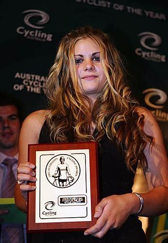 Nicole Callisto, junior female BMX cyclist of the year.