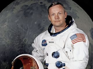 Apollo 11 commander Neil A. Armstrong seen in a crew portrait for the Apollo 11 moon landing mission. 