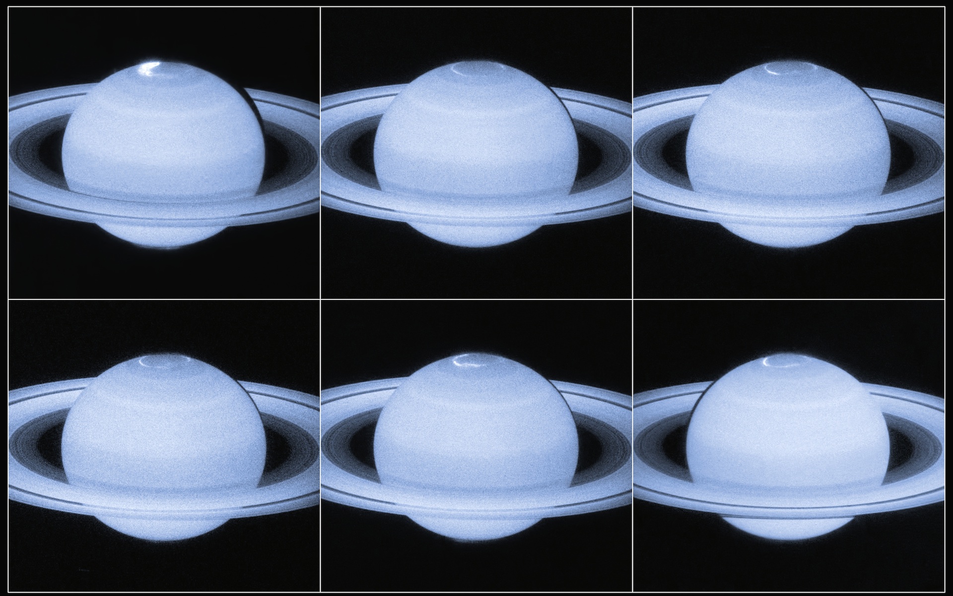 Hubble Sees Aurora on Saturn 