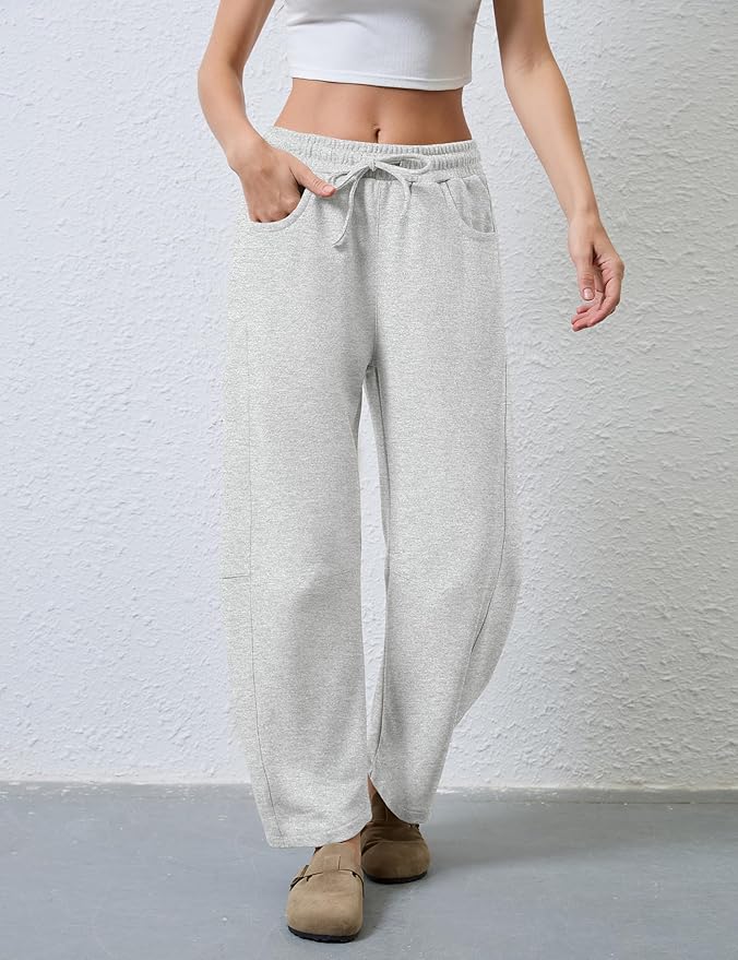 Hongsui, Hongsui Barrel Leg Sweatpants 