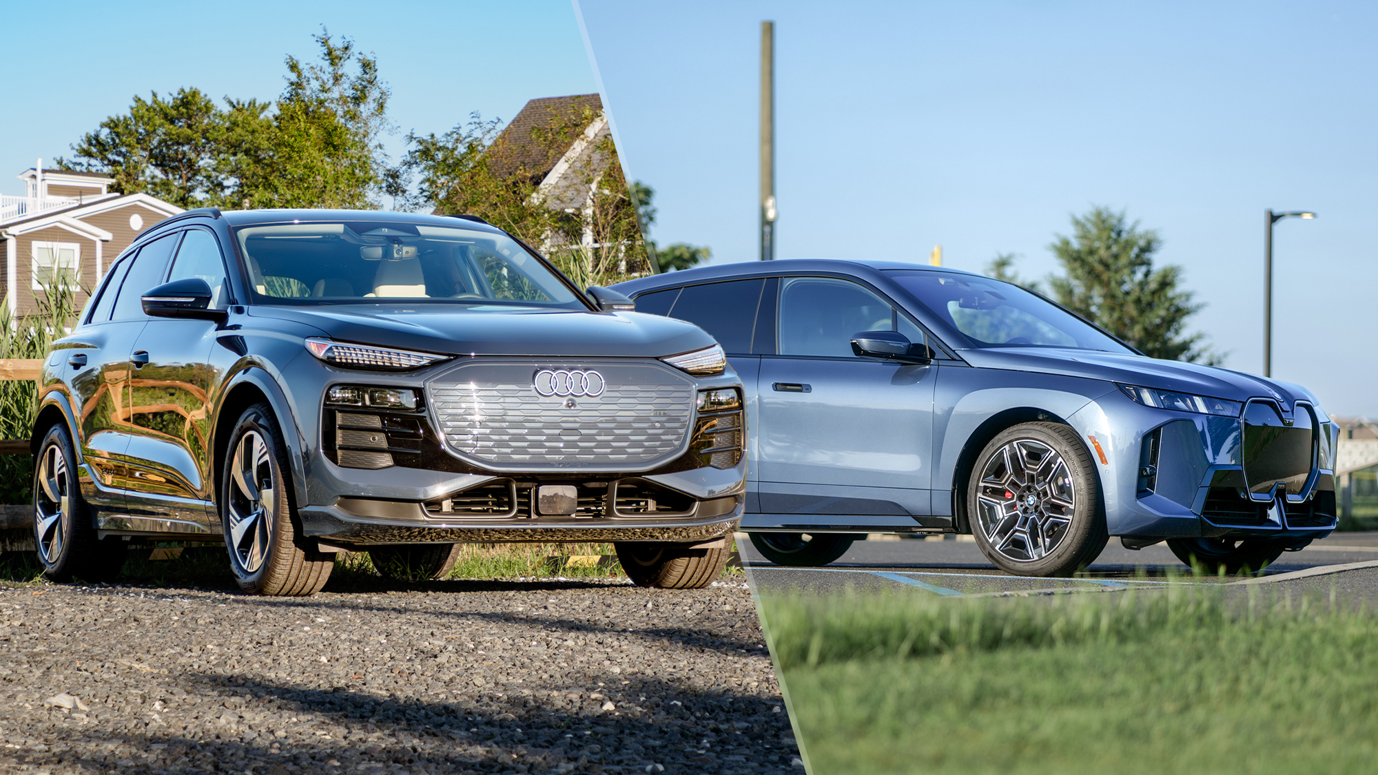 Audi Q6 vs BMW iX xDrive45.