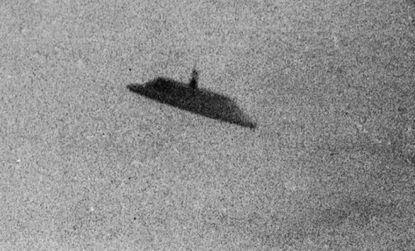 A 1950 photograph of an unidentified flying object over Oregon: An FBI memo released this week seems to confirm an account of "flying saucers" crashing in New Mexico the same year.