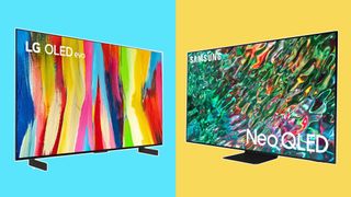 LG C2 OLED vs. Samsung QN90B QLED TV