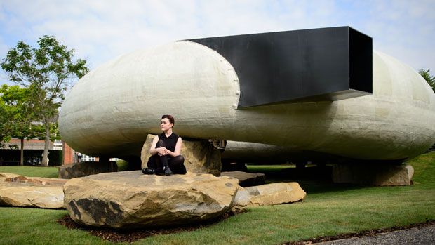 Serpentine Gallery Pavilion, by Chilean architect Smiljan Radic