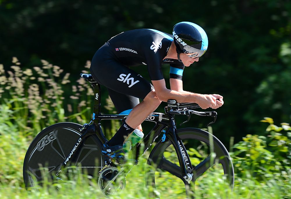 Josh Edmondson (Team Sky) in the Tour de Suisse