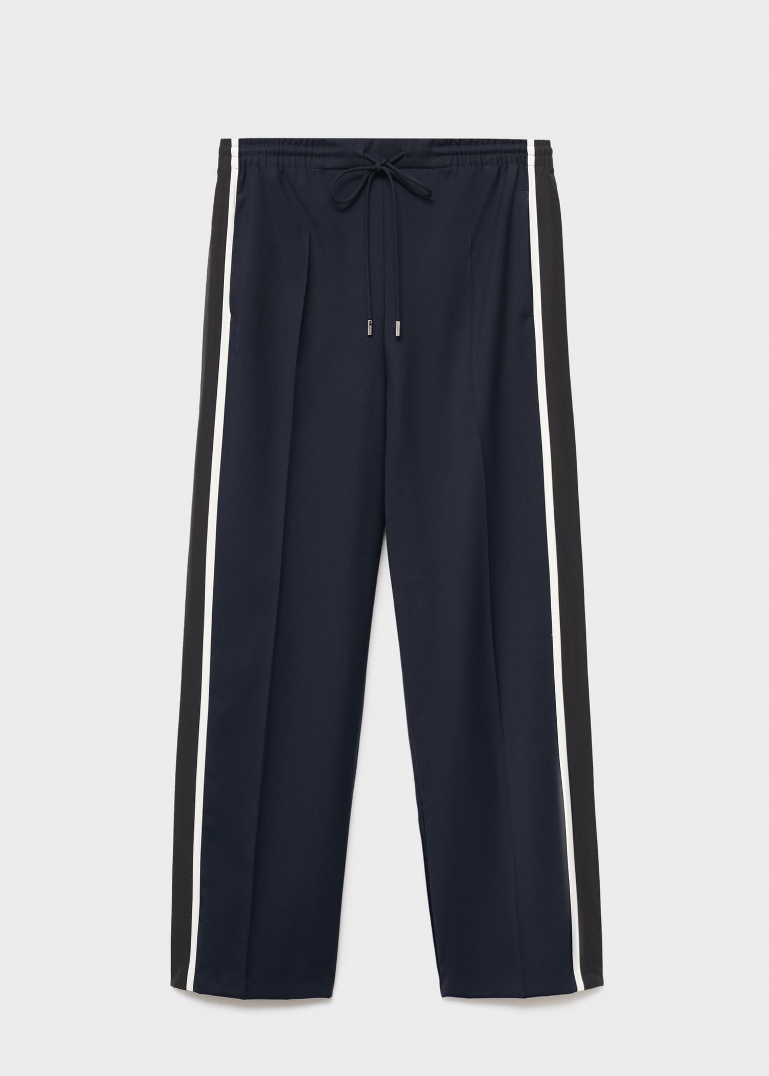Contrast Stripe Straight Trousers | Mango United Kingdom