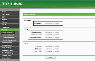 TP-Link router configuration