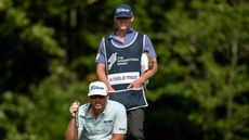 Andy Ogletree and his caddie Michael Pisciotta