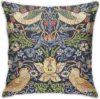 A William Morris print throw pillow