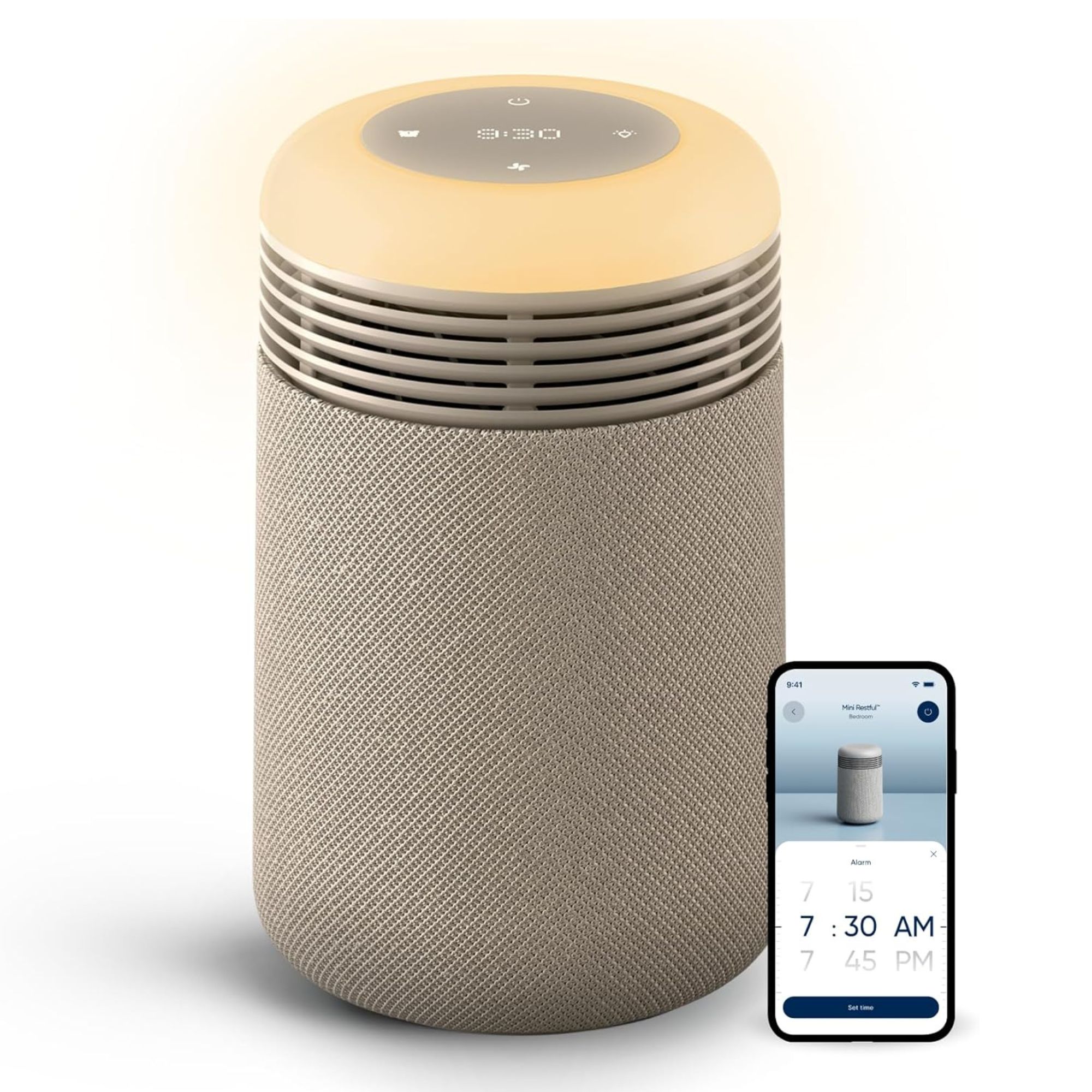 Blueair Mini Restful Sunrise Alarm Clock Air Purifier