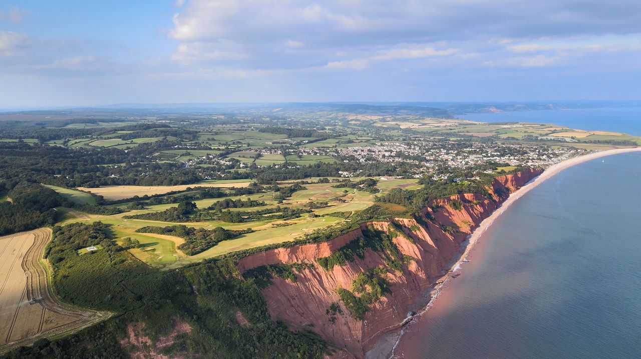 East Devon Golf Club - aerial view