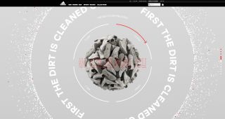 Ecommerce website design: Adidas Futurecraft.Loop