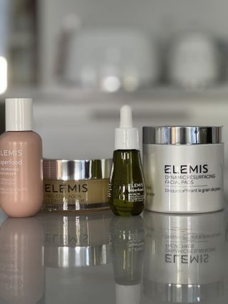 A collection of Elemis products