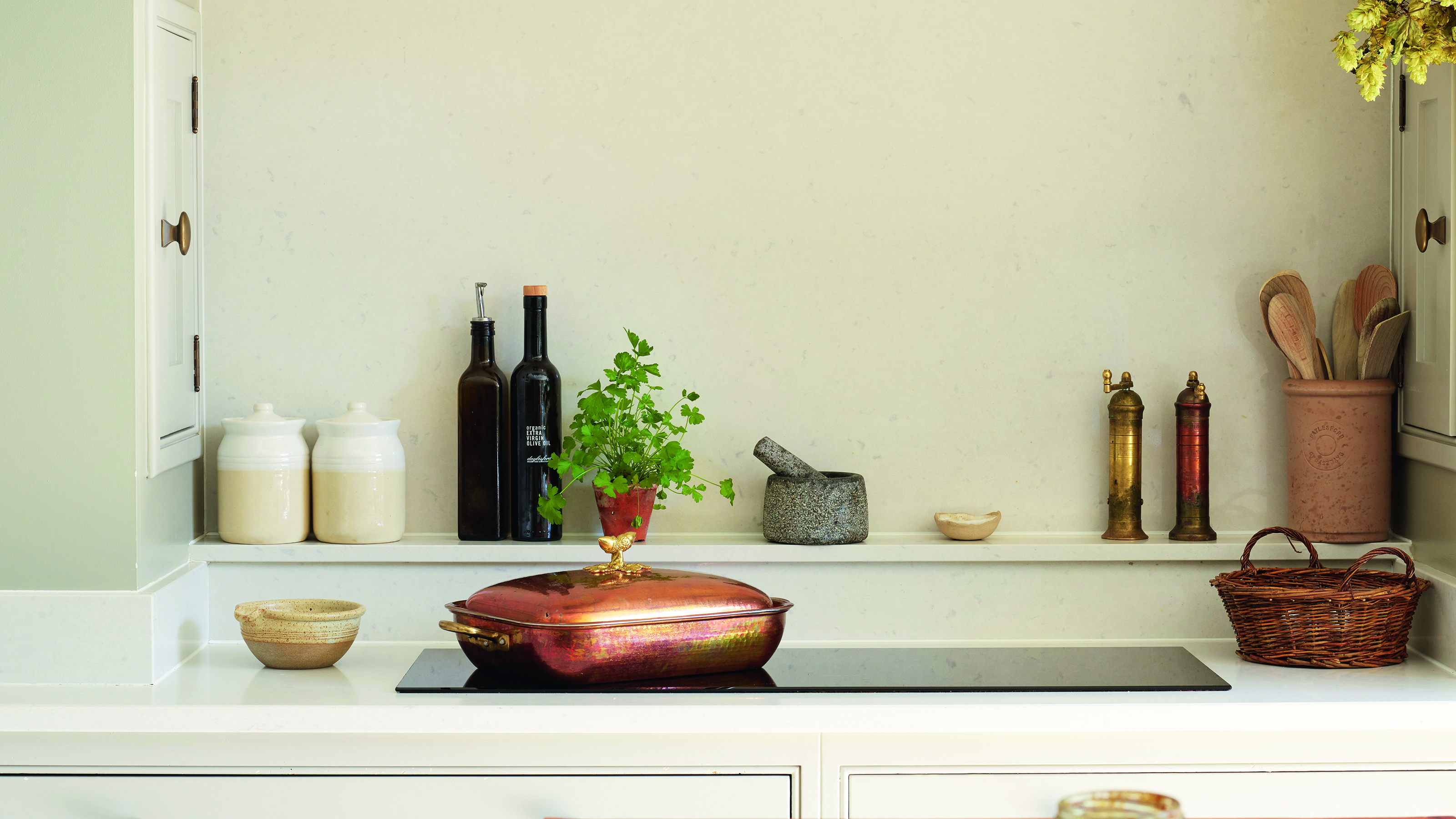 Lydia Millen kitchen with hob in shot